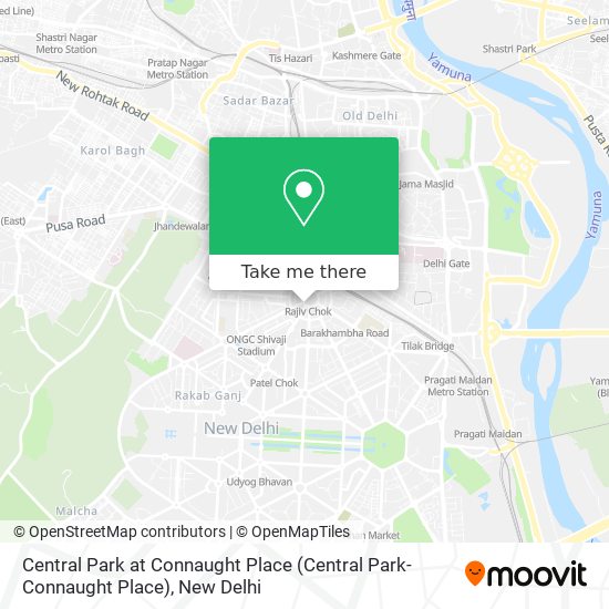 Central Park at Connaught Place map