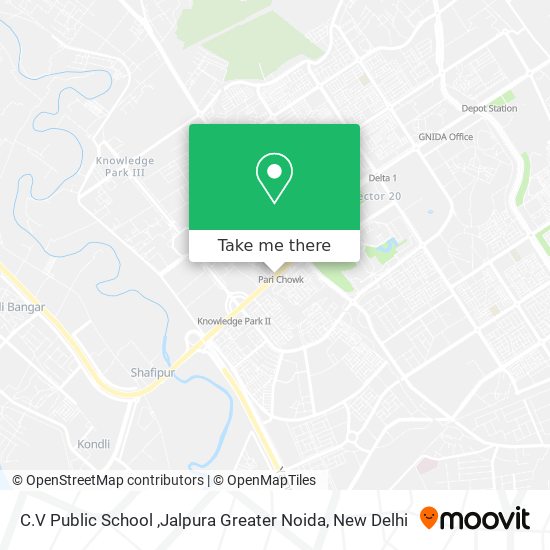 C.V Public School ,Jalpura Greater Noida map