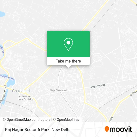 Raj Nagar Sector 6 Park map