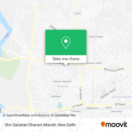 How to get to Shri Sanatan Dharam Mandir in Delhi by Bus, Metro or