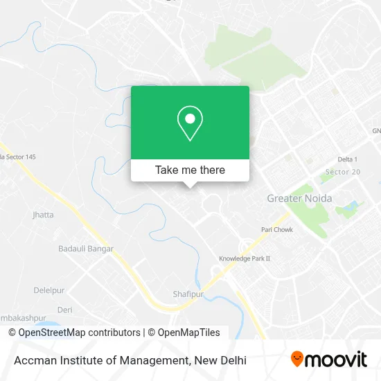 Accman Institute of Management map