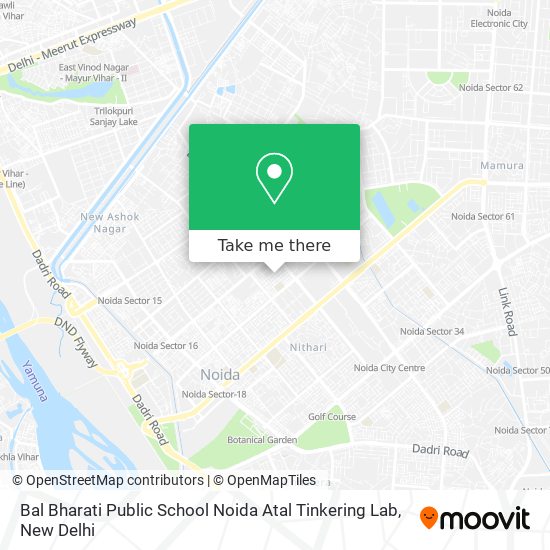 Bal Bharati Public School Noida Atal Tinkering Lab map