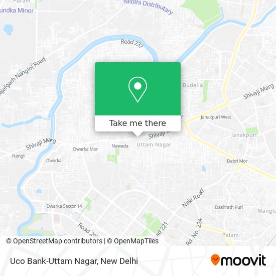 Uco Bank-Uttam Nagar map