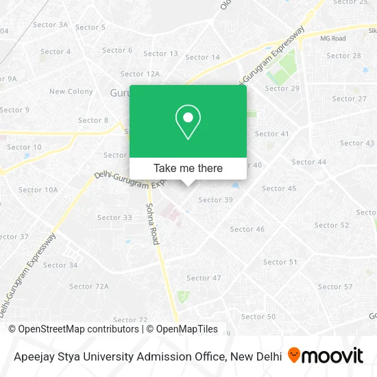 Apeejay Stya University Admission Office map
