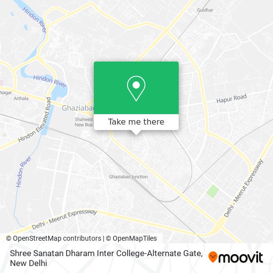Shree Sanatan Dharam Inter College-Alternate Gate map