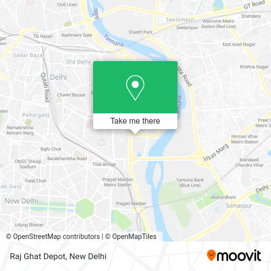 Raj Ghat Depot map