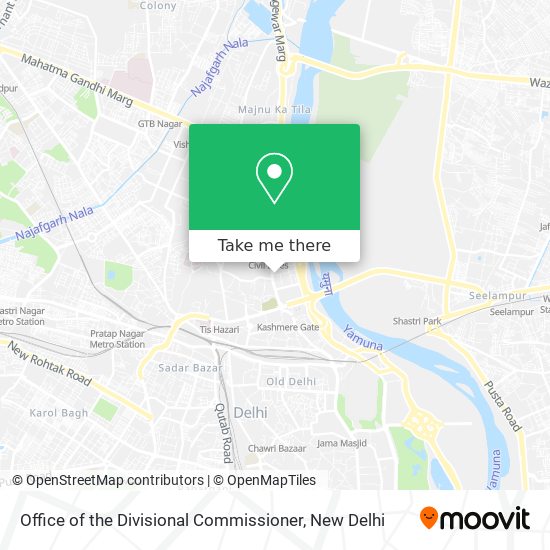 Office of the Divisional Commissioner map