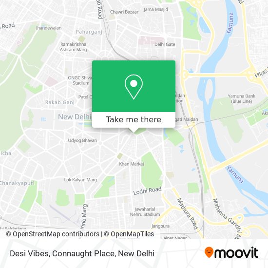 Desi Vibes, Connaught Place map