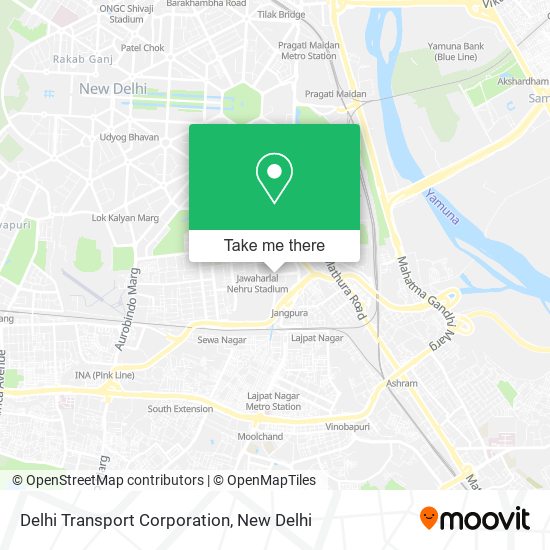 Delhi Transport Corporation map
