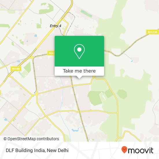 DLF Building India map