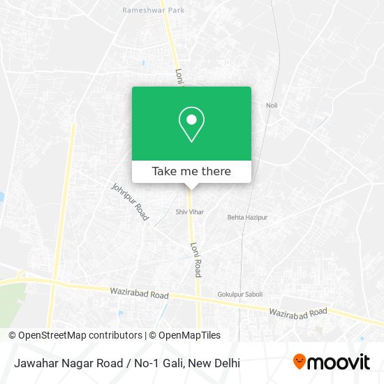 Jawahar Nagar Road / No-1 Gali map
