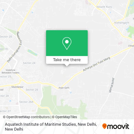 Aquatech Institute of Maritime Studies, New Delhi map