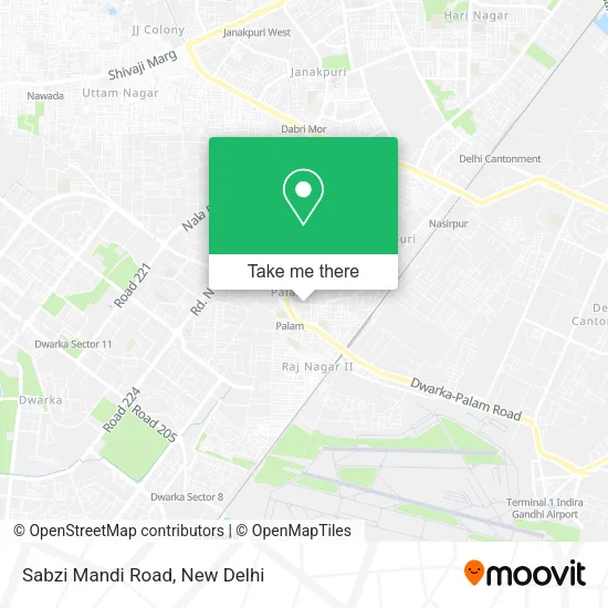 Sabzi Mandi Road map