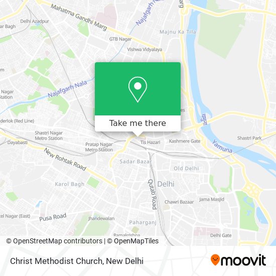 Christ Methodist Church map