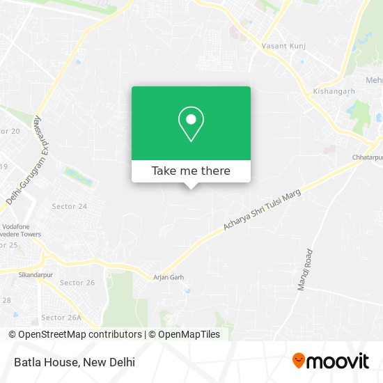 Batla House map