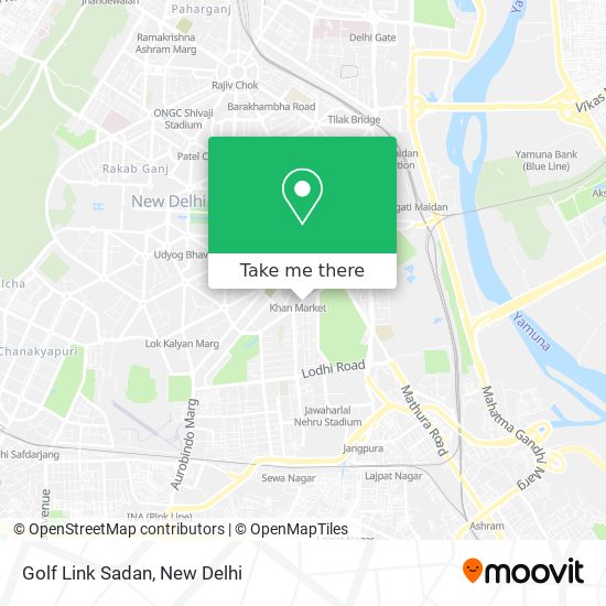 Golf Link Sadan map