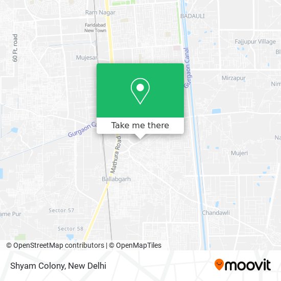 Shyam Colony map