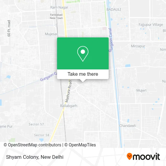 Shyam Colony map