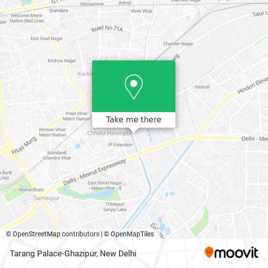 Tarang Palace-Ghazipur map