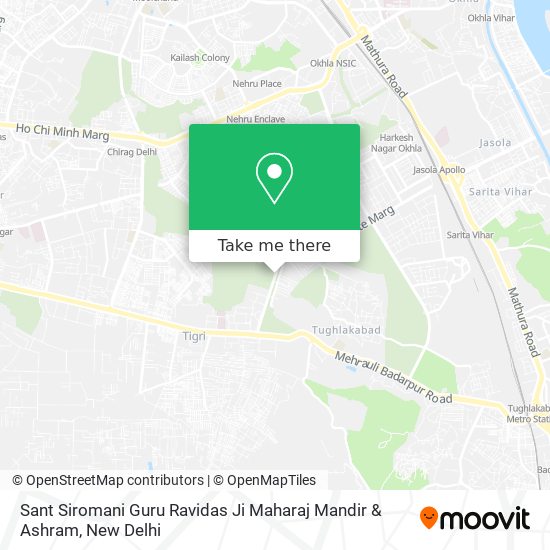 Sant Siromani Guru Ravidas Ji Maharaj Mandir & Ashram map