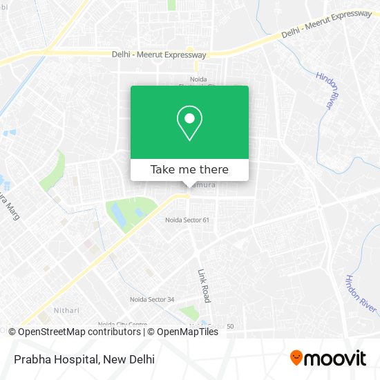 Prabha Hospital map