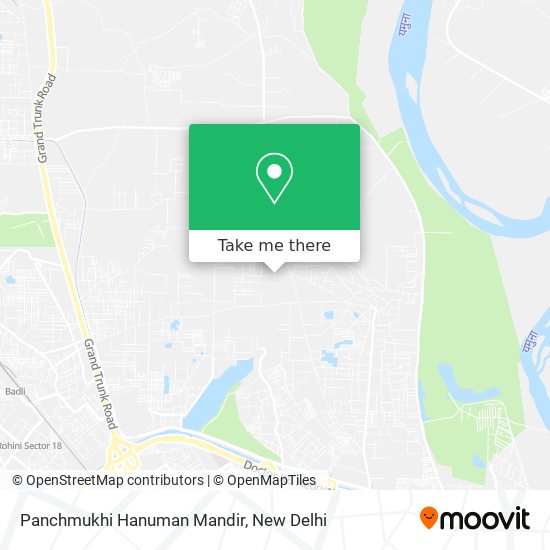 Panchmukhi Hanuman Mandir map