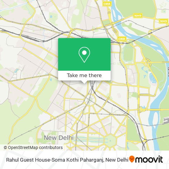 Rahul Guest House-Soma Kothi Paharganj map