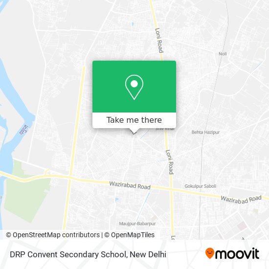 DRP Convent Secondary School map