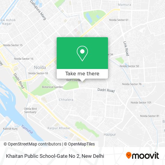 Khaitan Public School-Gate No 2 map