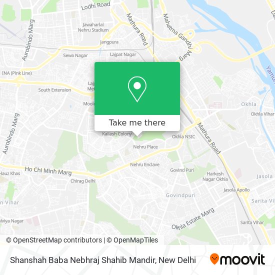 Shanshah Baba Nebhraj Shahib Mandir map