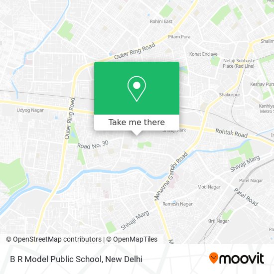 B R Model Public School map