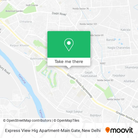 Express View Hig Apartment-Main Gate map