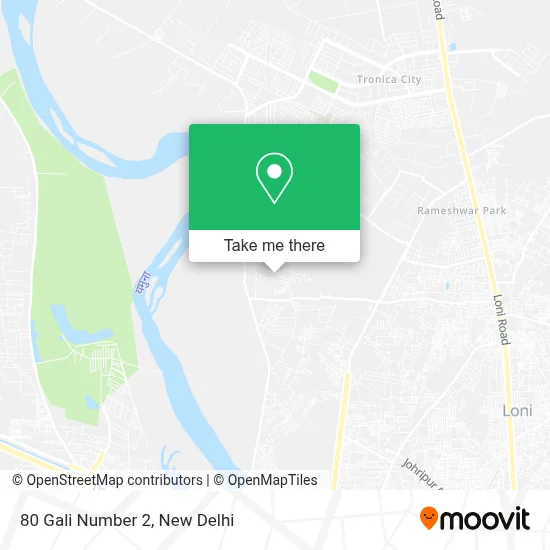 80 Gali Number 2 map