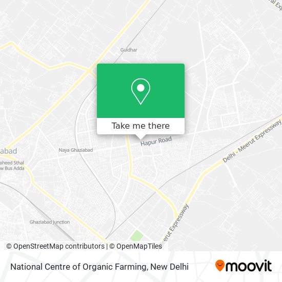 National Centre of Organic Farming map