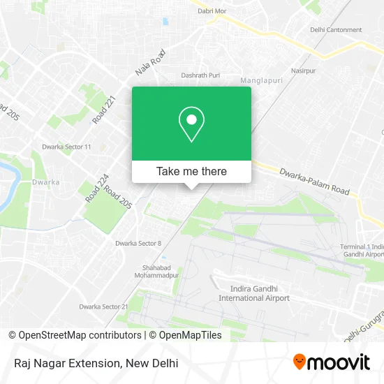 Raj Nagar Extension map