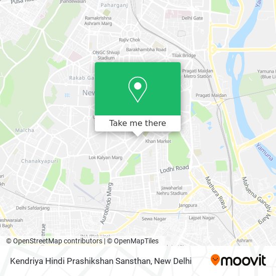 Kendriya Hindi Prashikshan Sansthan map