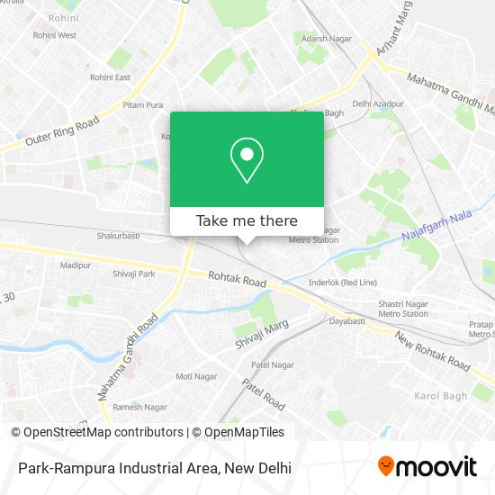 Park-Rampura Industrial Area map