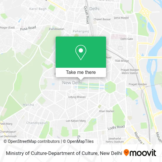 Ministry of Culture-Department of Culture map