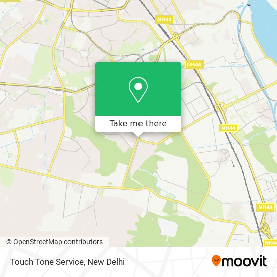 Touch Tone Service map
