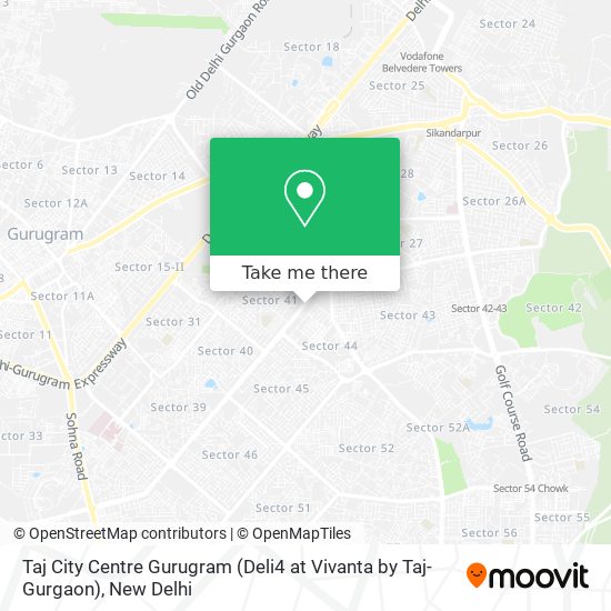 Taj City Centre Gurugram (Deli4 at Vivanta by Taj-Gurgaon) map
