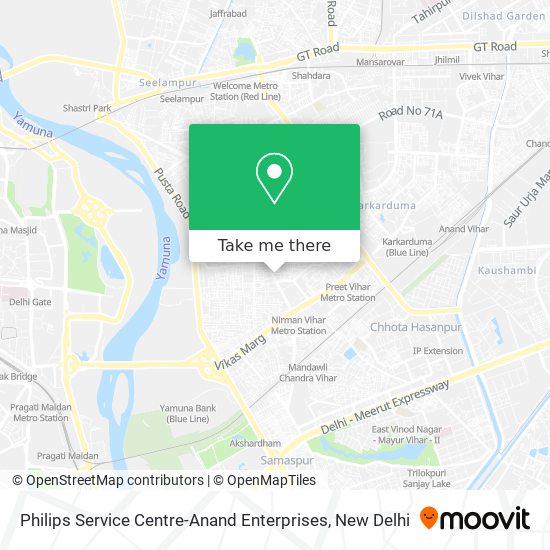 Philips Service Centre-Anand Enterprises map