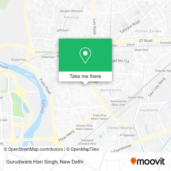 Gurudwara Hari Singh map