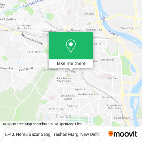 E-40, Nehru Bazar Sang Trashan Marg map