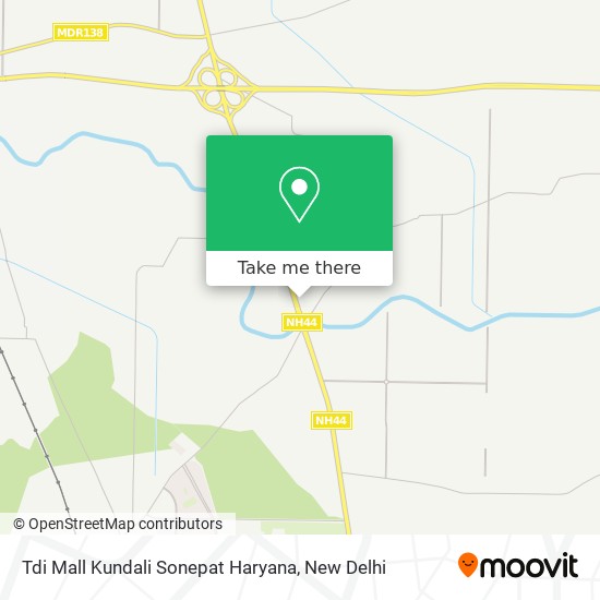 Tdi Mall Kundali Sonepat Haryana map