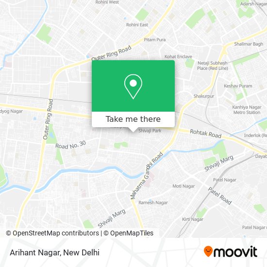 Arihant Nagar map