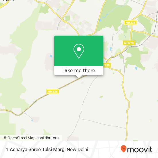 1 Acharya Shree Tulsi Marg map