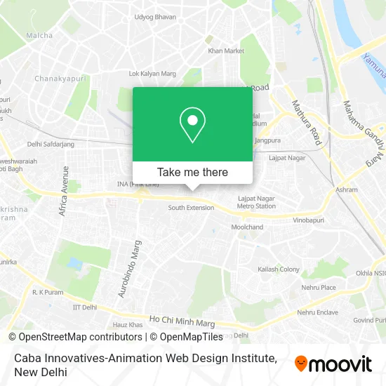 Caba Innovatives-Animation Web Design Institute map