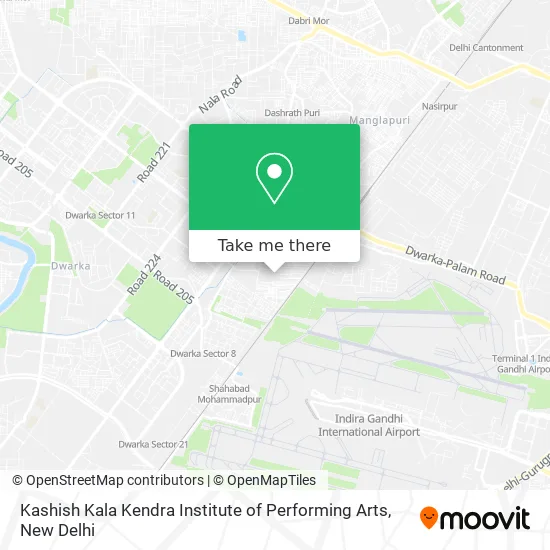 Kashish Kala Kendra Institute of Performing Arts map