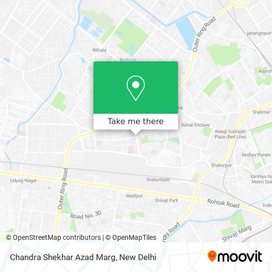 Chandra Shekhar Azad Marg map