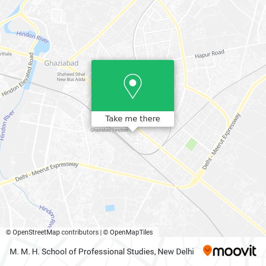 M. M. H. School of Professional Studies map